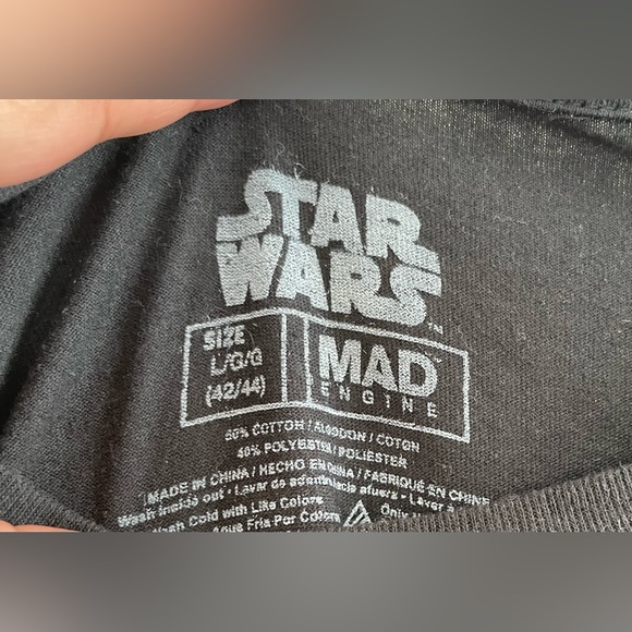 💖SOLD💖 Star Wars Mad Engine Size Large Men’s Tee T Shirt - Picture 2 of 3